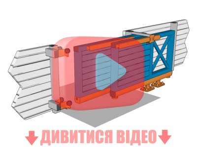 Телескопічні відкатні ворота консольного типу: секрет надійності та фурнітура