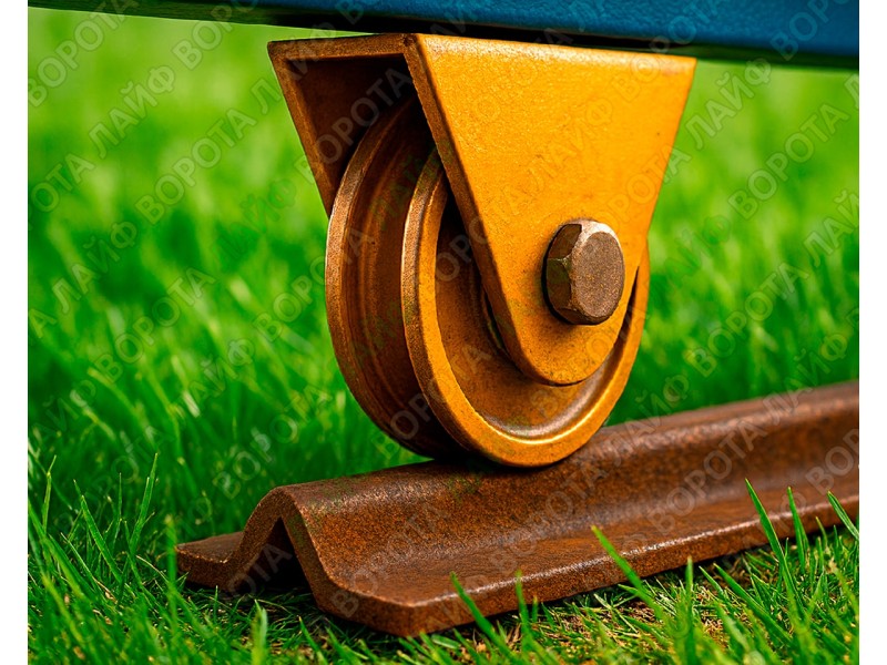 Нижня напрямна для відкатних воріт на монорейці: способи кріплення