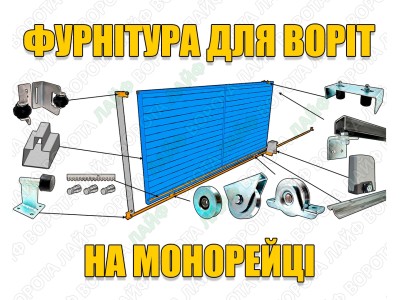 Фурнітура для відкатних воріт по куточку і трубі - як вибрати і зібрати