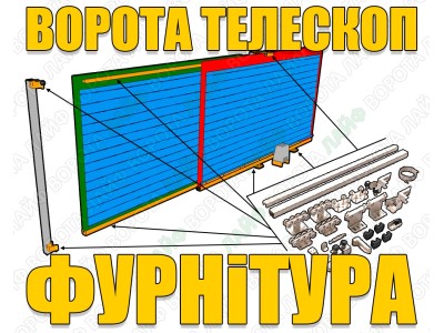 Комплекты фурнитуры для телескопических ворот