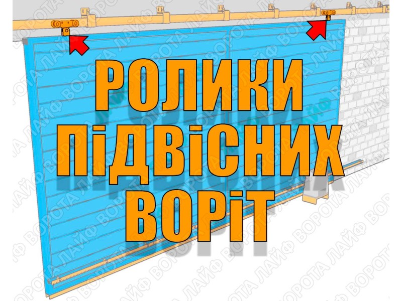 Ролик для підвісних воріт вибираємо правильно