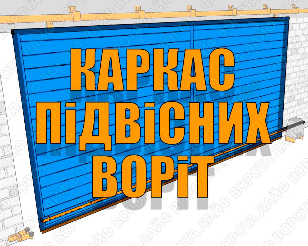 Каркас для підвісних відкатних воріт своїми руками