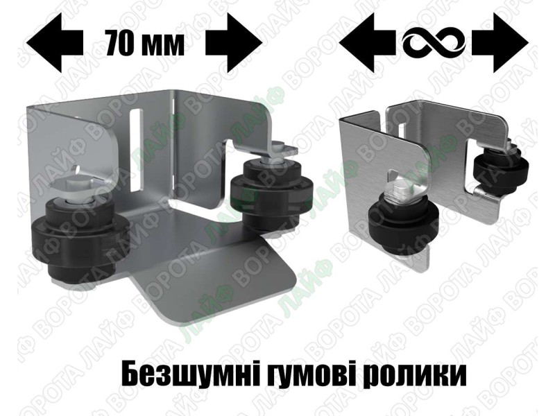 Новые уловители для откатных ворот от Ворота Лайф