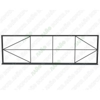 141028. Каркас для откатных ворот из Т-профиля Люкс 3.6 мм