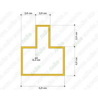 141030. Т-профиль для ворот (МЕТР)