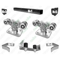 141067. Комплект фурнитуры для подвесных ворот Эконом