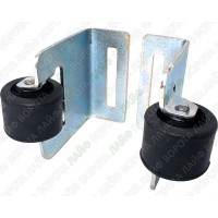 142345. Уловлювач для відкатних воріт з гумовими роликами та регулюванням по ширині