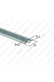 372320. Направляющий V-профиль УГОЛОК (ЦИНК, МЕТР) 