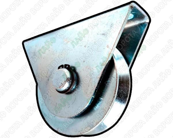 372332. Ролик Ø78 мм под УГОЛОК + кронштейн наружный