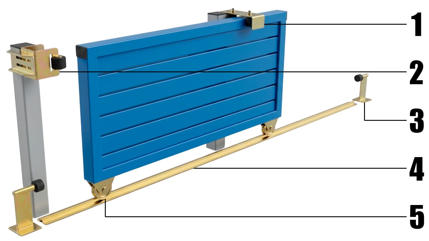 Схема воріт на монорейці