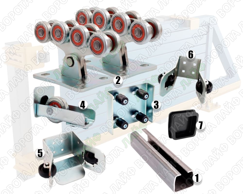 Фурнітура для відкатних воріт Господар 600 кг