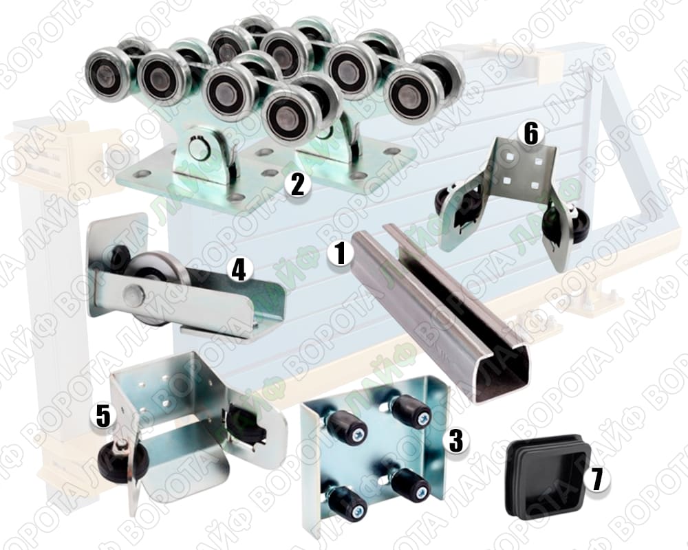 Фурнітура для відкатних воріт НВ Господар 800 кг